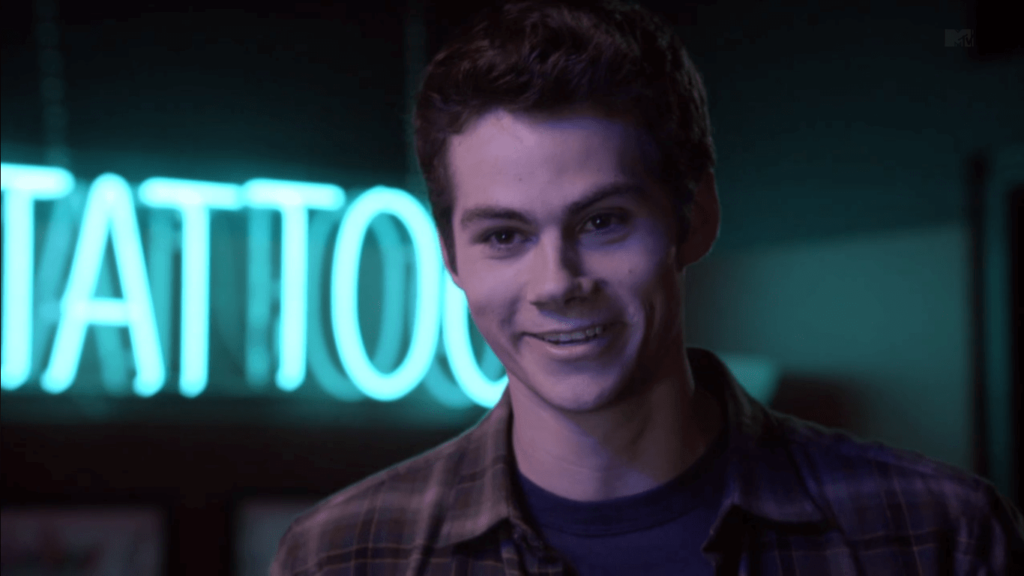 1. Dylan O'Brien's iconic blue hair in "Teen Wolf" - wide 6